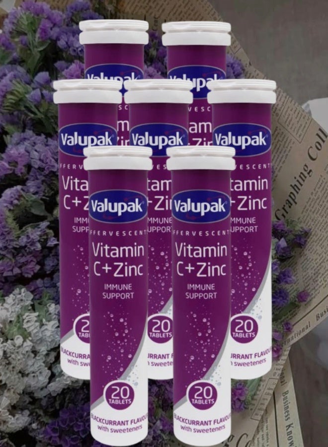 VALUPAK 7 Pieces Valupak Immune Support 20 Effervescent Tablets - Image 1
